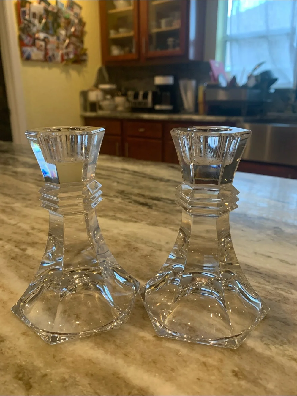 VINTAGE Towle  lead crystal candle holders